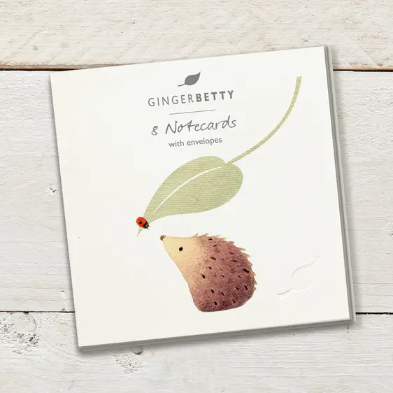 Hedgehog & Rabbit Notecard Set - image 1