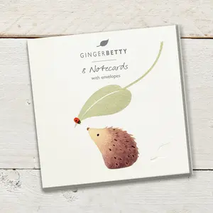 Hedgehog & Rabbit Notecard Set - image 1