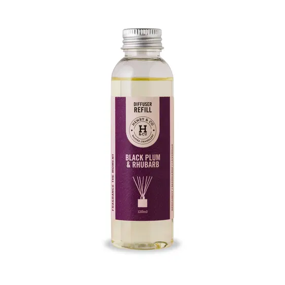 Henry & Co Black Plum & Rhubarb Diffuser Refill