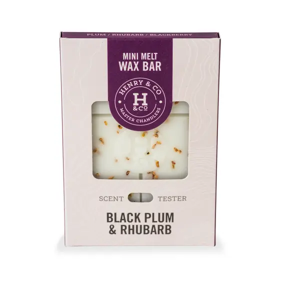 Henry & Co Black Plum & Rhubarb Wax Bar - Small