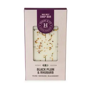Henry & Co Black Plum & Rhubarb Wax Bar - Large