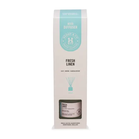 Henry & Co Fresh Linen Reed Diffuser