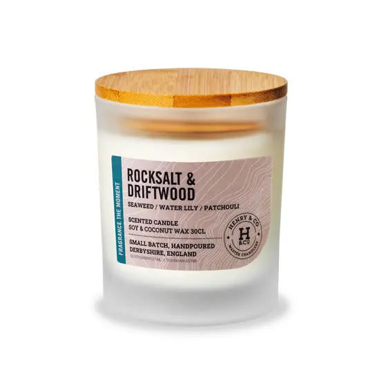 Henry & Co Rocksalt & Driftwood Candle