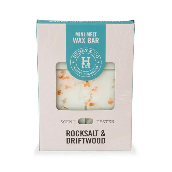 Henry & Co Rocksalt & Driftwood Wax Bar - Small