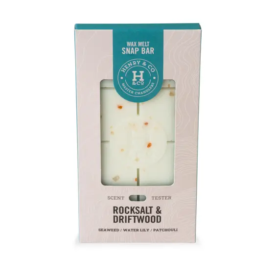 Henry & Co Rocksalt & Driftwood Wax Bar - Large