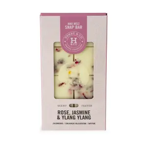 Henry & Co Rose, Jasmine & Ylang Ylang Wax Bar - Large