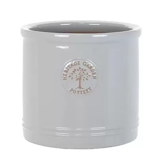 Heritage Pastel Grey Cylinder Pot Ø25cm