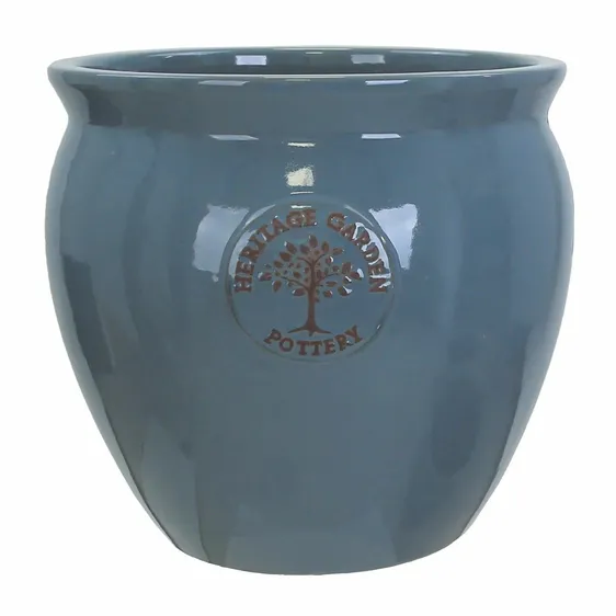 Heritage Edgar Blue Urn Pot Ø25cm