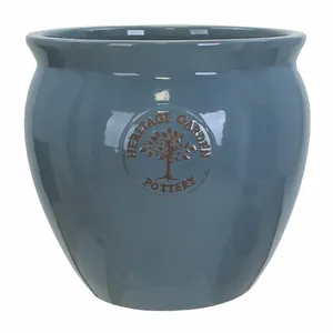 Heritage Edgar Blue Urn Pot Ø19cm
