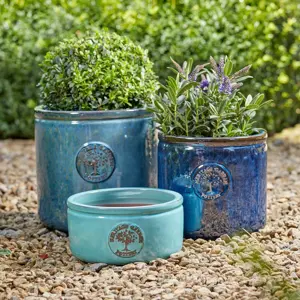 Heritage Edwin Reactive Blue Pot Ø30cm - image 2