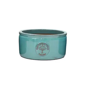 Heritage Edwin Turquoise Bowl Planter Ø19cm - image 1