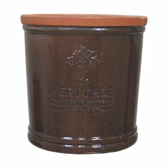 Heritage Elwood Brown Pot Ø37cm