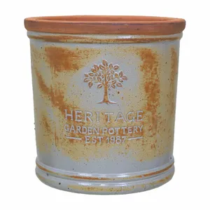 Heritage Elwood White Pot Ø15cm