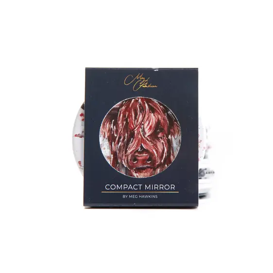 Highland Cow Design Compact Mirror - image 2