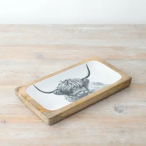 Highland Cow Serving Tray - Medium - image 1
