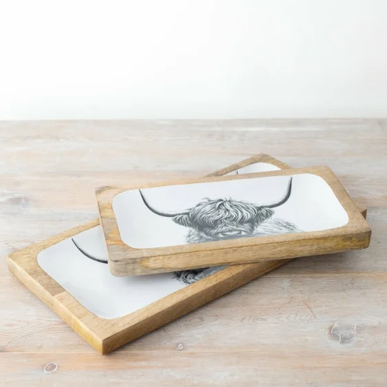 Highland Cow Serving Tray - Medium - image 2