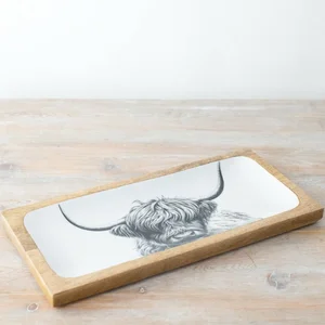 Highland Cow Serving Tray - Large