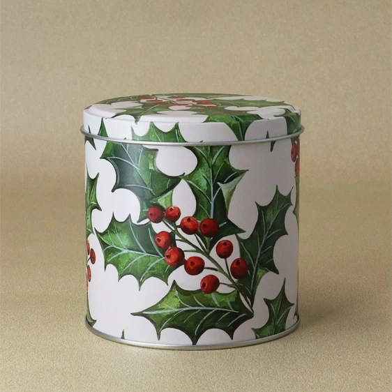 Holly Chocolate Tin