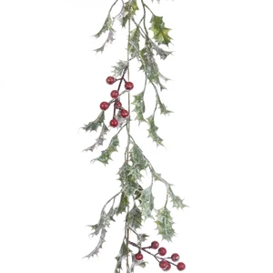 Holly Leaf Sparkling Garland