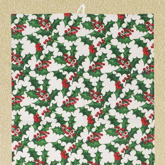 Holly Tea Towel