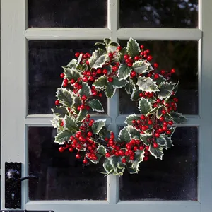 HollyBerry Artificial Wreath - 40cm