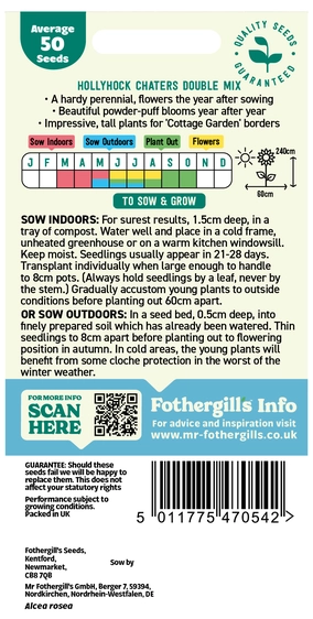 Hollyhock Chaters Double Mixed - image 2