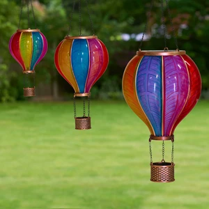 Hot Air Balloon Rainbow Flaming Light - Extra Large - image 3