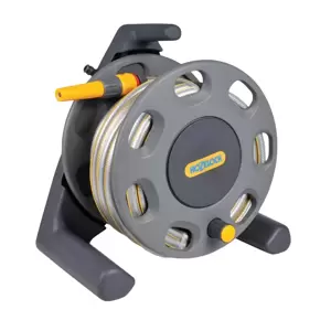 Hozelock Free Standing Hose Reel With Hose - image 1