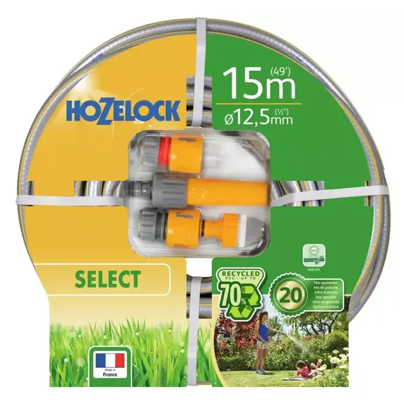 Hozelock Select Hose & Fittings Set - 15m