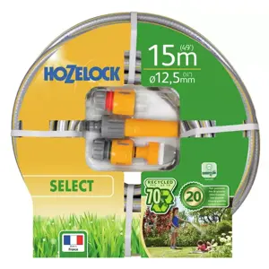 Hozelock Select Hose & Fittings Set - 15m
