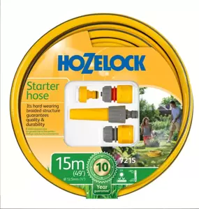 Hozelock Starter Hose & Fittings Set 15m