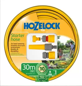 Hozelock Starter Hose & Fittings Set 30m - image 1