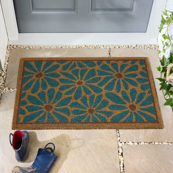 Hug Rug Boho Coir Doormat - image 1