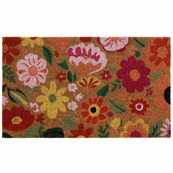 Hug Rug Bright Blooms Coir Doormat - image 2