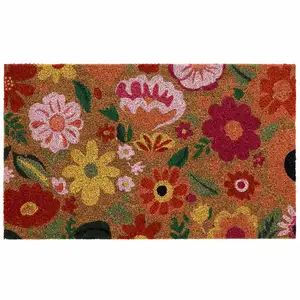 Hug Rug Bright Blooms Coir Doormat - image 2