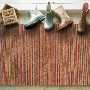 Hug Rug Bright Candy Stripe Doormat - Small - image 1