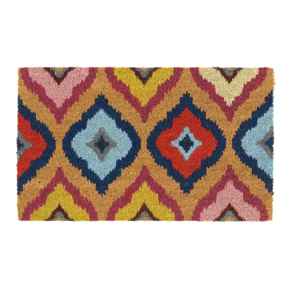 Hug Rug Bright Ikat Coir Doormat - image 2