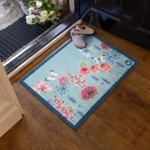 Hug Rug Butterfly Garden Doormat