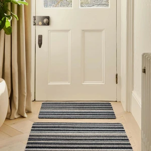 Hug Rug Candy Stripe Monochrome Doormat - Large - image 1