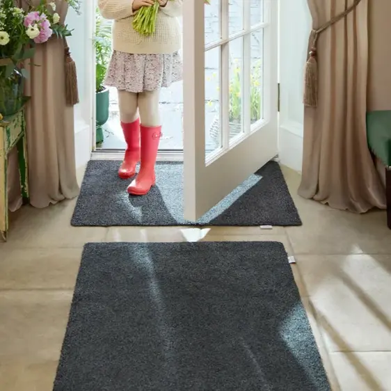 Hug Rug Charcoal Fleck Doormat - Large - image 1
