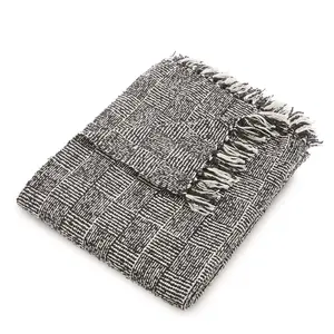 Hug Rug Crosshatch Throw - Black - image 2