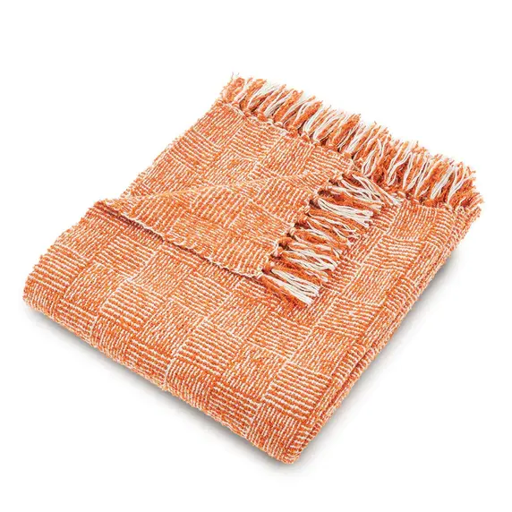 Hug Rug Crosshatch Throw - Rust - image 2