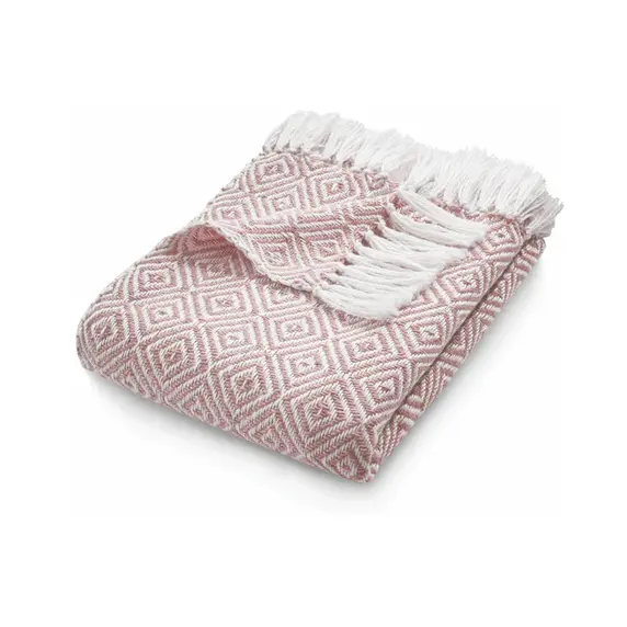 Hug Rug Diamond Throw - Rose