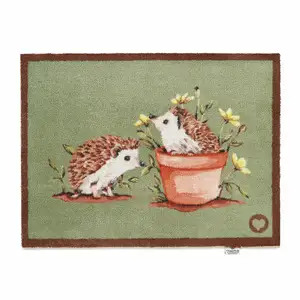 Hug Rug Hedgehog Friends Doormat - image 2