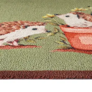 Hug Rug Hedgehog Friends Doormat - image 3