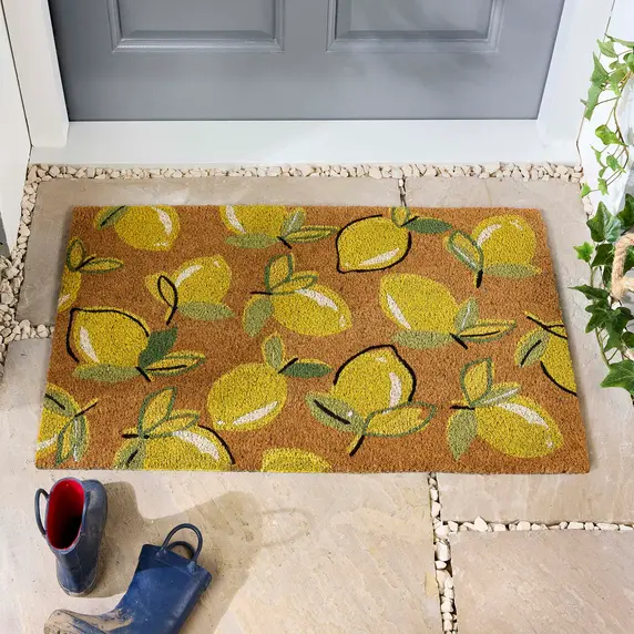 Hug Rug Lemons Coir Doormat - image 1