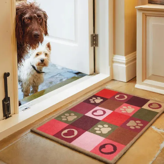 Hug Rug Patchwork Paws Doormat - image 1
