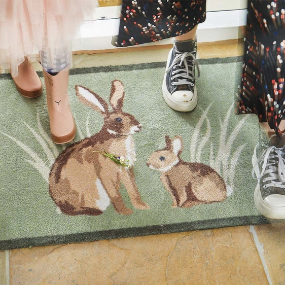 Hug Rug Rabbit Doormat - image 1