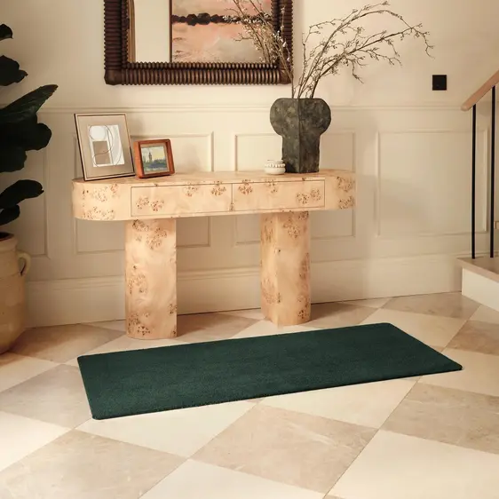 Hug Rug Sense Forest Green Runner - image 1