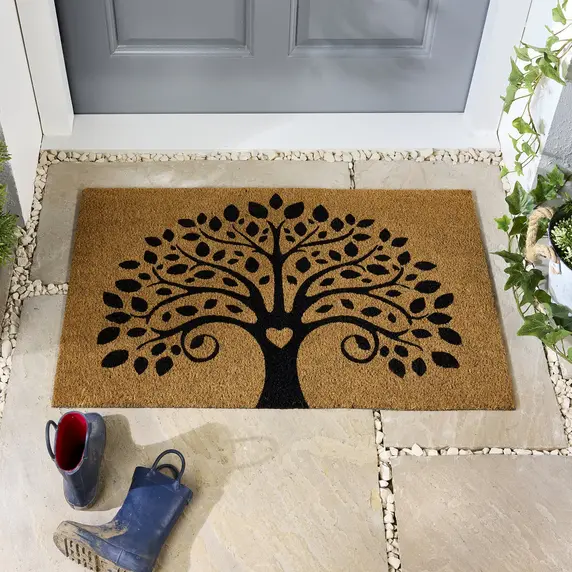 Hug Rug Tree of Life Coir Doormat - image 1